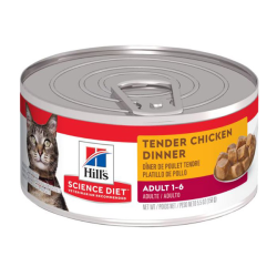 Science Diet Adult Tender Chicken Dinner 156g Tin|