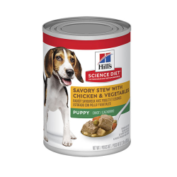 Science Diet Puppy Savoury Stew with Chicken & Vegetables 363g Tin|