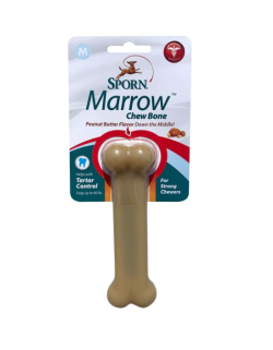 Sporn Marrow Chew Bone Peanut Butter Medium|