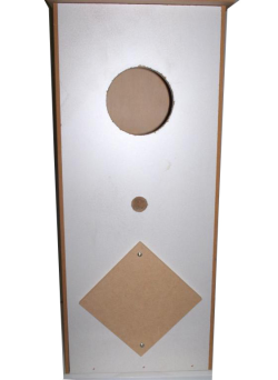 Wooden Tall Large Parrot Nest Box w/Inspection Hole|
