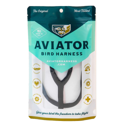 The Aviator Harness & Leash Petite Black|