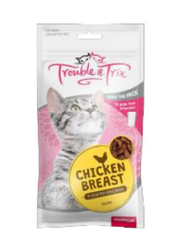  Trouble & Trix Cat Treat Chicken Breast 85g|