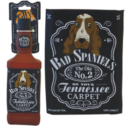 Tuffy Silly Squeakers Toy Bad Spaniel Liquor Bottle|