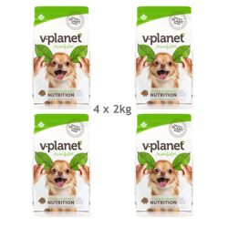 V-Planet (V-Dog) Vegan Dog Food Kinder Kibble MINI BITES 8kg (4 x 2kg) BULK BUY|