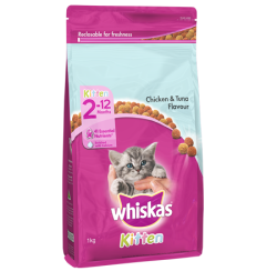 Whiskas Kitten Chicken & Tuna Dry Food 800g|