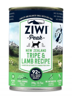 Ziwi Peak Dog Can Tripe & Lamb 390g|