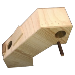 Plywood Z Shape Parrot Breeding Nest Box Medium|