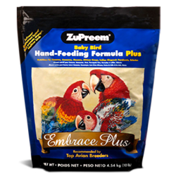 ZuPreem Embrace Plus Hand Feeding Formula 2.25kg|