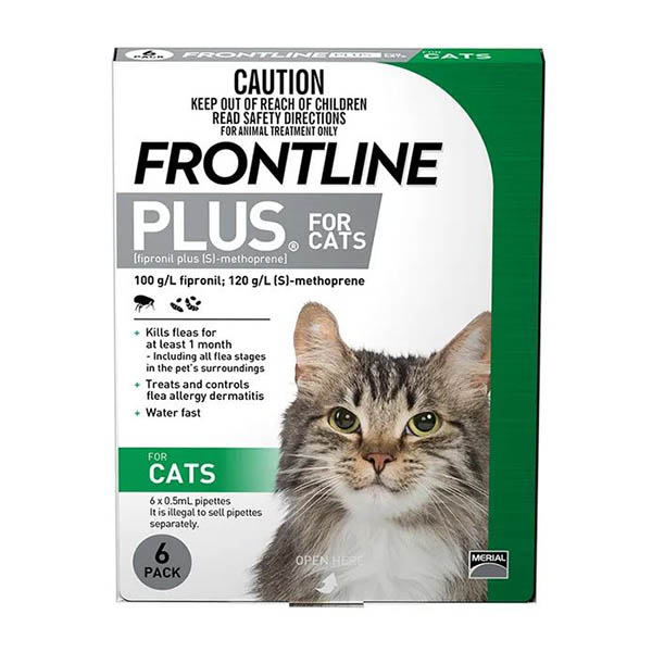Pet Shop Direct Frontline Plus Cat 6 Pack