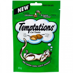 Temptations Cat Treats Chicken & Tuna 85g|