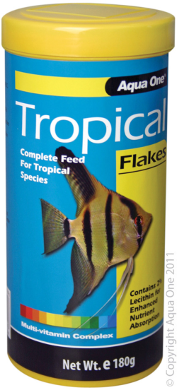 Aqua One Tropical Flakes 180g|