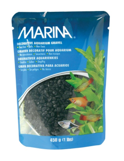 Marina Black Decorative Gravel, 450g (1lb)|