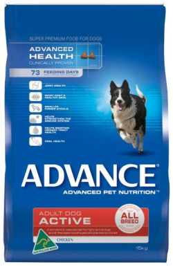 Advance Adult Active All Breed, Chicken 15kg|