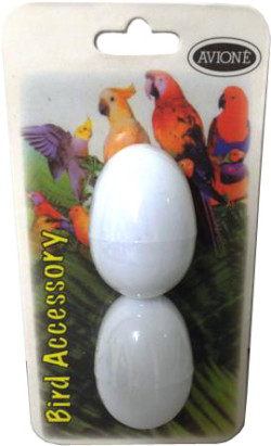Plastic Chicken Eggs Fake 2 Pack|