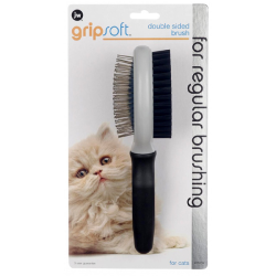 GripSoft Double Sided Cat Brush|