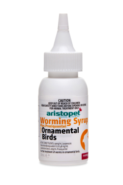 Aristopet Worming Syrup Plus Praziquantel for Ornamental Birds 50mL|