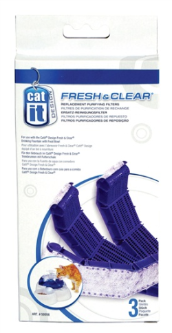 Catit Design Fresh & Clear Purifying Filters 3 Pack|