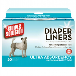 Simple Solution Diaper Liners Ultra Absorbency 10/Pack|