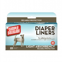Simple Solution Diaper Liners Light Absorbency 22/Pack|