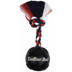 TireBiter Ball 11cm w/Rope 18cm|