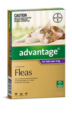 Advantage Cats Over 4kg 1 Pack|