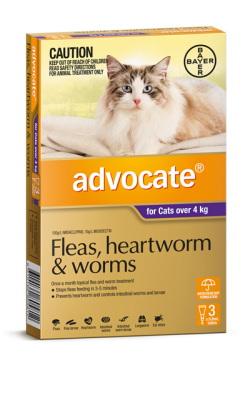 Advocate Cats Over 4kg 3 Pack|