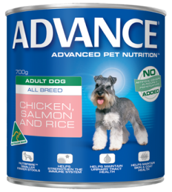 Advance Adult All Breed Chicken, Salmon & Rice 700g|