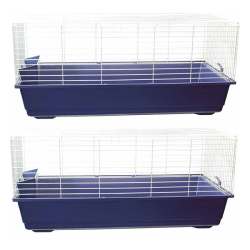 AllPet Wire Top Rabbit Hutch Large 1.2m x 2 HUTCHES|