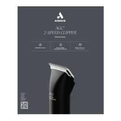 Andis AGC 2 Speed Brushless Motor Professional Pet Clipper Black|