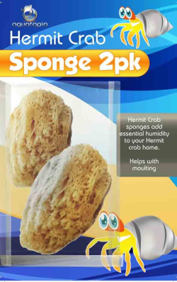 Aquatopia Hermit Crab Sponge 2 Pack|