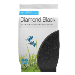 Aqua Natural Diamond Black Aquarium Gravel 9.07kg 20lb|
