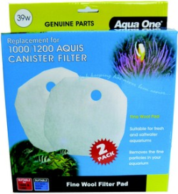 Aqua One Aquis 1000/1200 Fine Wool Filter Pad 39w|