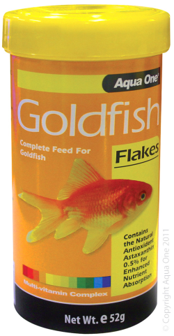 Aqua One Goldfish Flakes 52g|