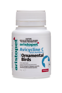 Aristopet Avicycline C Oral Antibiotic for Ornamental Birds (Respiratory) 50g|
