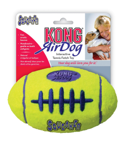 KONG AirDog Squeaker Football|KONG Air Dog Squeaker Football Medium