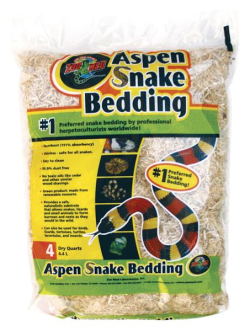 Zoo Med Aspen Snake Bedding 4 Quart|