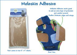 Avian Fashion Moleskin Adhesive|