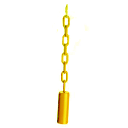 Avian Indestructable Bells Small Pipe Bell w/Chain Yellow|