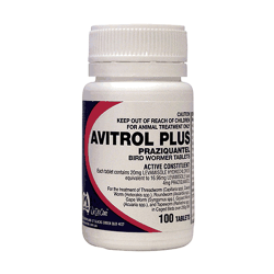 Avitrol Plus Bird Wormer Tablets 100 Pack|