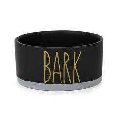 Barkley & Bella Ceramic BARK Dog Bowl|