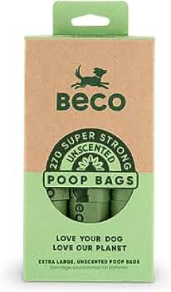 Beco Bags Poop Bag Unscented VALUE PACK 270 Bags|