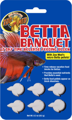 Zoo Med Betta Banquet Block (6 Blocks per Card)|