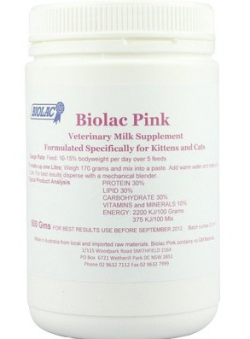 Biolac Pink Kitten Milk Supplement 500g|