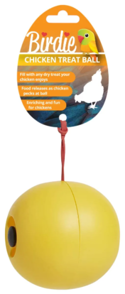 Birdie Chicken Treat Dispenser Ball|