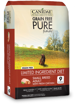Canidae DOG Grain Free Pure Fields for Small Breed Dogs 1.8kg|