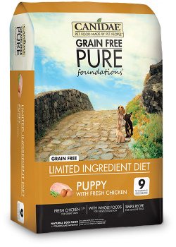 Canidae Grain Free Pure Foundations PUPPY Formula 10.8kg|