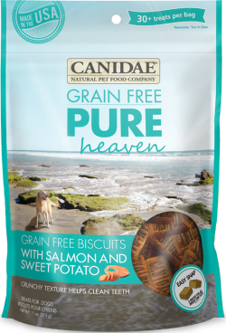 Canidae Grain Free Pure Heaven DOG TREATS Salmon and Sweet Potato 311g|