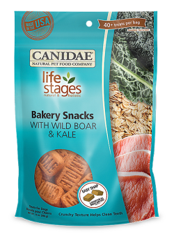Canidae Life Stages Bakery Snacks DOG TREATS with Wild Boar and Kale 396g|