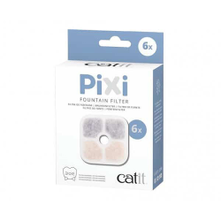 Catit Pixi Fountain Filter Cartridge 6 pack|