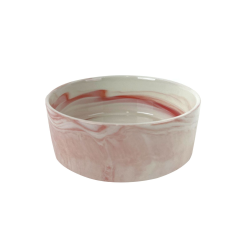 Cattitude Zen Marble Pink Ceramic Cat Dish 400ml|